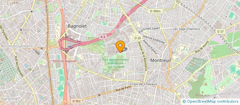 localisation de l'entreprise MAELIG à MONTREUIL