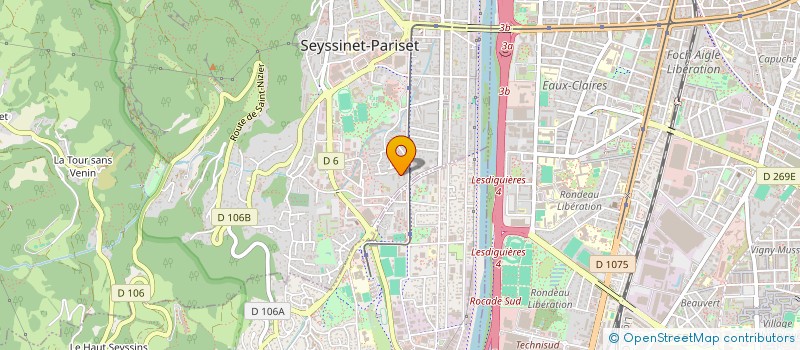 localisation de l'entreprise MAELIM AUDIT à SEYSSINET-PARISET