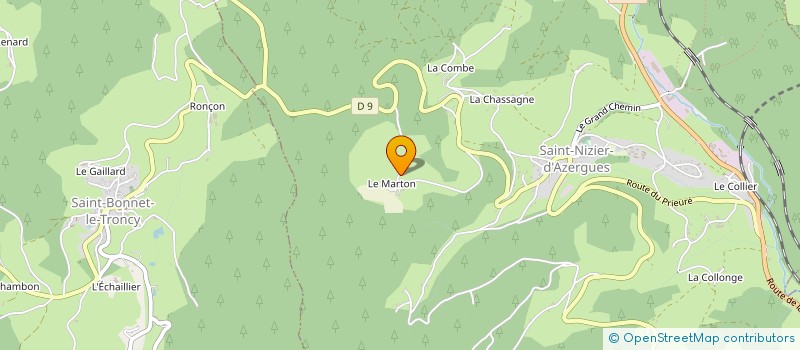 localisation de l'entreprise MAELINE  SAINT-NIZIER-D'AZERGUES