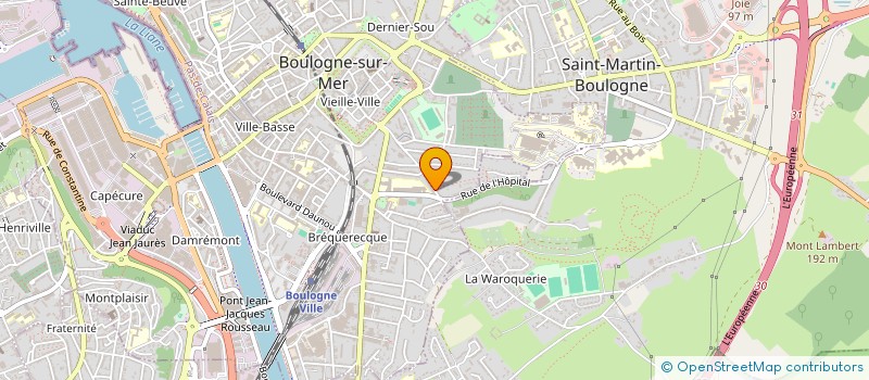 localisation de l'entreprise MAELINORE  BOULOGNE-SUR-MER