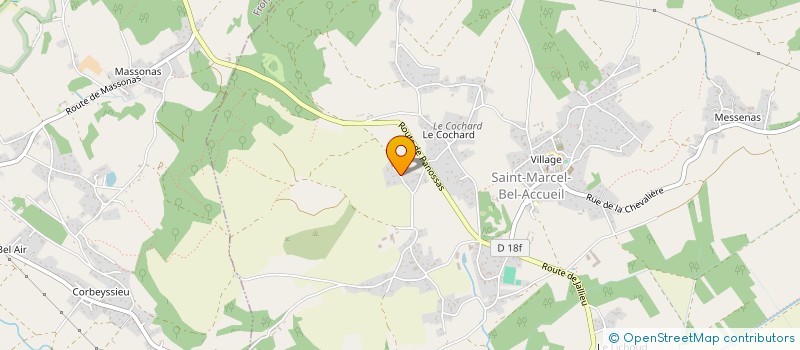 localisation de l'entreprise MAELIS  SAINT-MARCEL-BEL-ACCUEIL