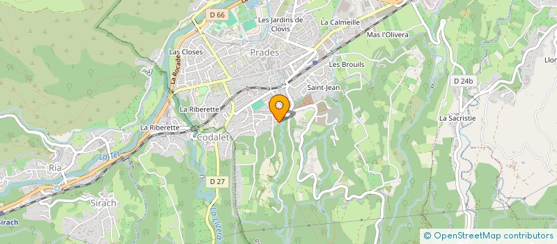 localisation de l'entreprise MAELLA  PRADES