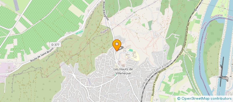 localisation de l'entreprise MAELLA  VILLENEUVE-LES-AVIGNON