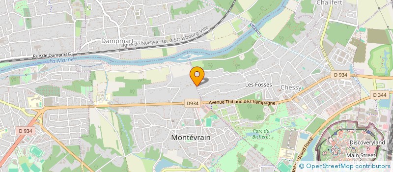 localisation de l'entreprise MAELLE  CHESSY