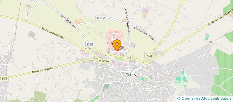 localisation de l'entreprise MAELLE ONGLES ET BEAUTE à TRETS
