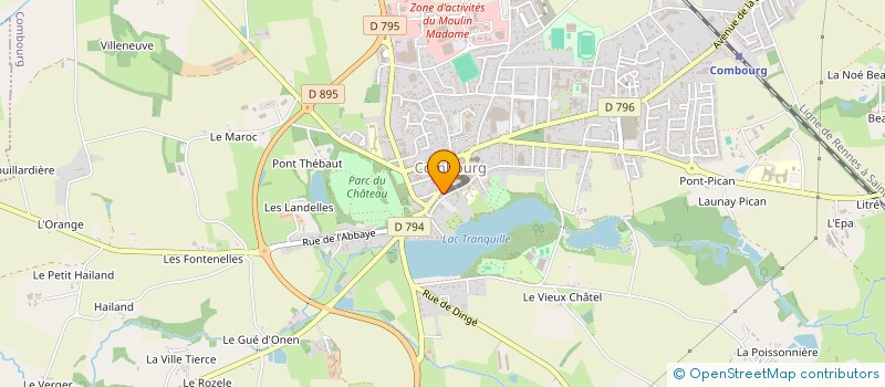 localisation de l'entreprise MAELLI  COMBOURG