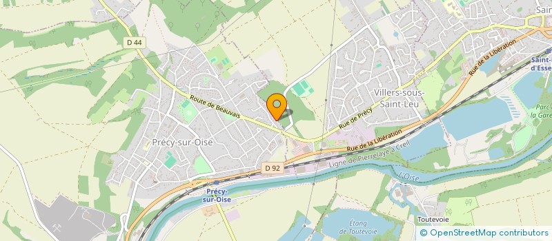 localisation de l'entreprise MAELLO  PRECY-SUR-OISE