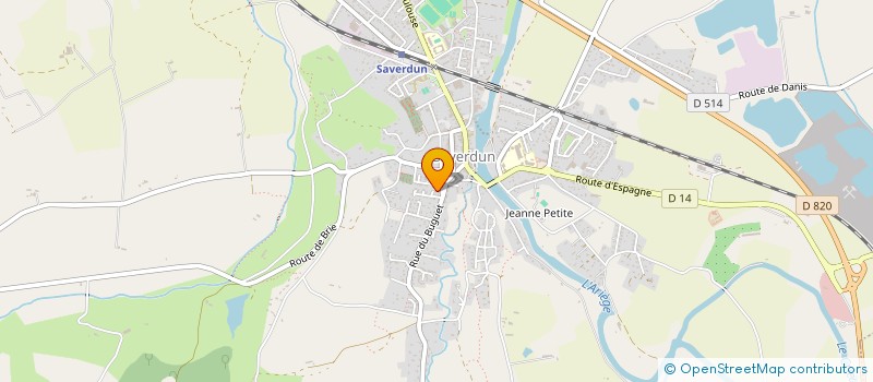 localisation de l'entreprise MAELNA à SAVERDUN