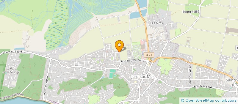 localisation de l'entreprise MAELO à JARD-SUR-MER