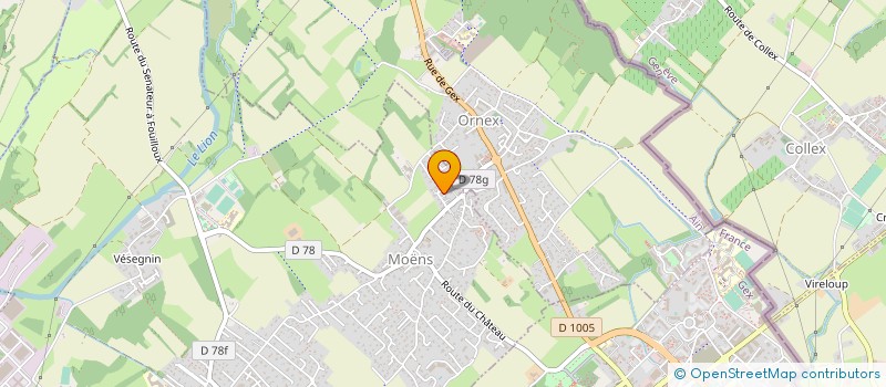 localisation de l'entreprise MAELO CHAMBERY  PREVESSIN-MOENS