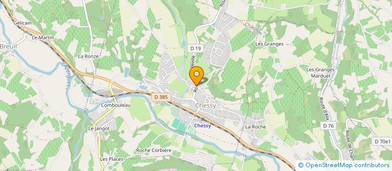 localisation de l'entreprise MAELOISE  CHESSY