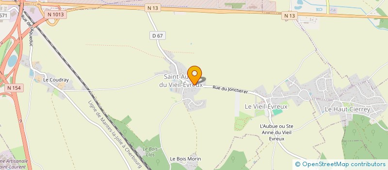 localisation de l'entreprise MAELOU  LE VIEIL-EVREUX