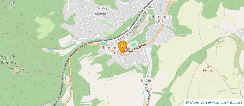localisation de l'entreprise MAELOU à HOMBOURG-HAUT
