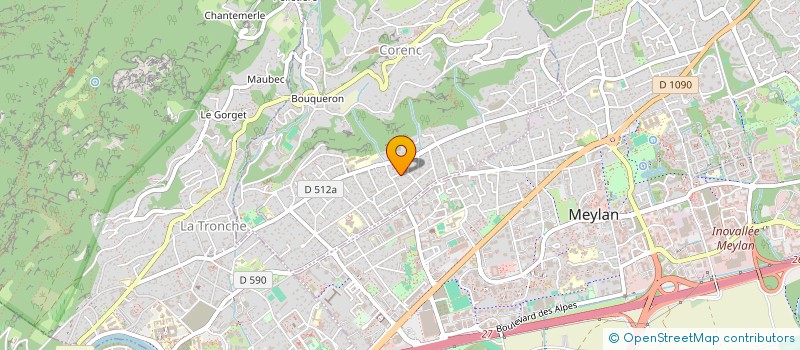 localisation de l'entreprise MAELUNO  CORENC