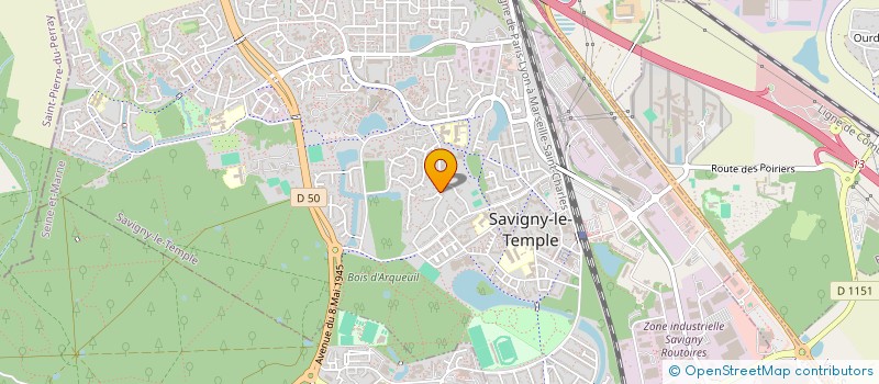 localisation de l'entreprise MAELY AMBULANCES  SAVIGNY-LE-TEMPLE