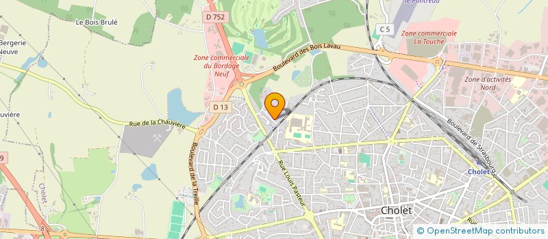 localisation de l'entreprise MAELYS à CHOLET