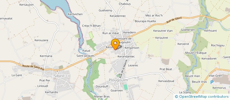 localisation de l'entreprise MAELYS  PLOUGOULM