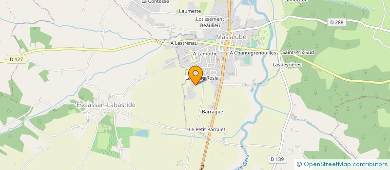 localisation de l'entreprise MAELYS  MASSEUBE