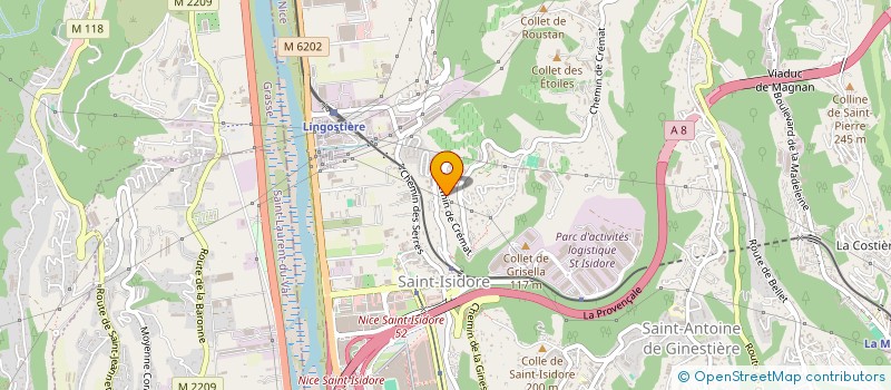 localisation de l'entreprise MAELYS à NICE