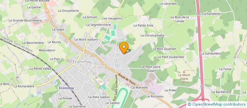 localisation de l'entreprise MAELYS  ECOMMOY