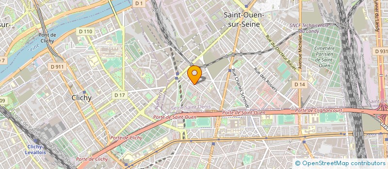 localisation de l'entreprise MAELYS INVEST à SAINT-OUEN-SUR-SEINE
