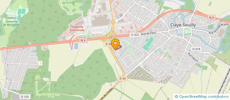 localisation de l'entreprise MAEM TRANSPORT  CLAYE-SOUILLY