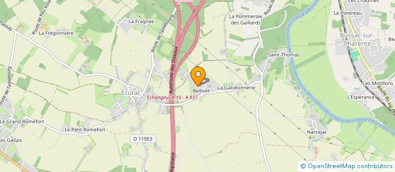 localisation de l'entreprise MAEMA  SAINTES