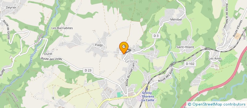 localisation de l'entreprise MAEMBO ARAVIS  GROISY