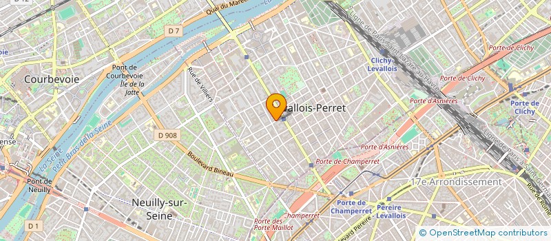 localisation de l'entreprise MAEMEN à LEVALLOIS-PERRET