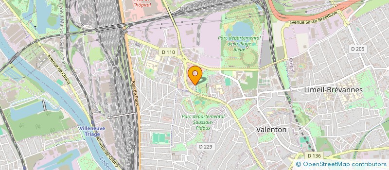 localisation de l'entreprise MAEMY SAS à VALENTON