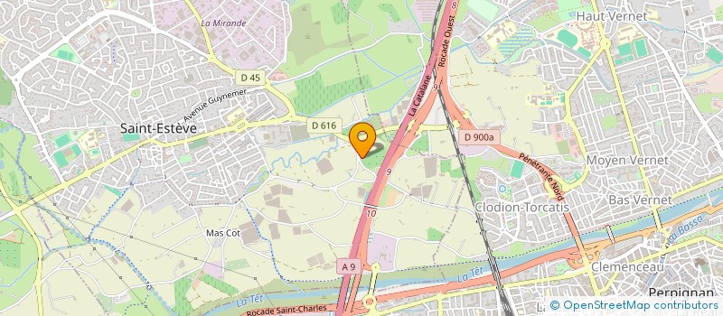 localisation de l'entreprise MAEN  SAINT-ESTEVE