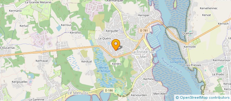 localisation de l'entreprise MAEN BIHAN  LA TRINITE-SUR-MER