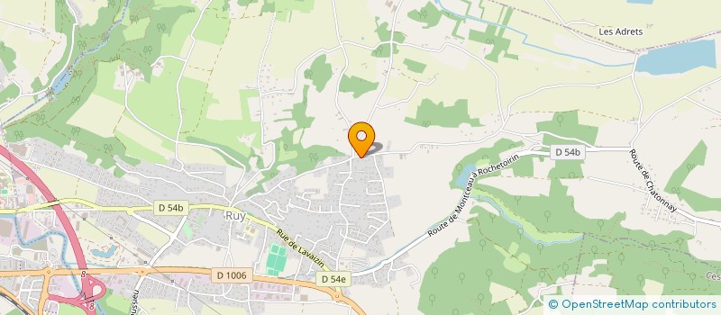 localisation de l'entreprise MAENAMIE  RUY-MONTCEAU