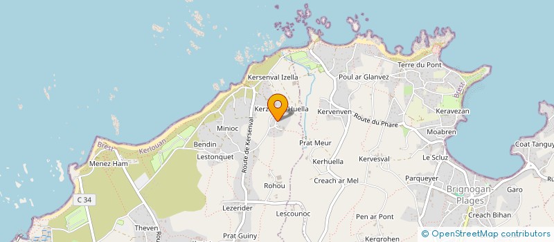 localisation de l'entreprise MAENGLAZ à KERLOUAN