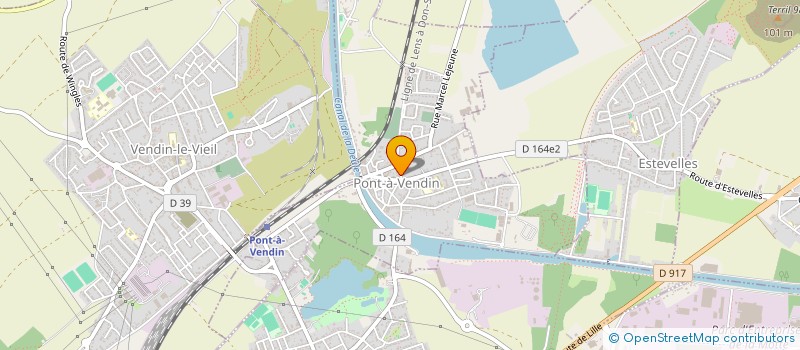 localisation de l'entreprise MAENILLE  PONT-A-VENDIN