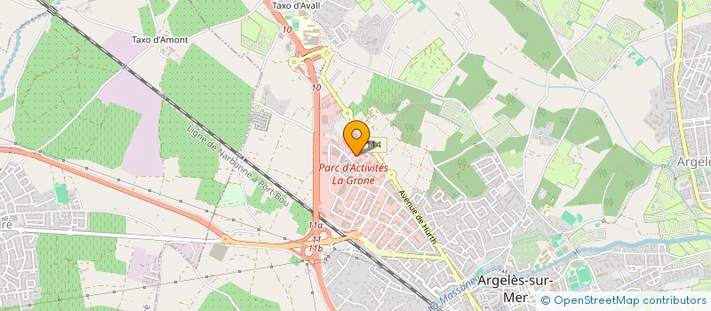 localisation de l'entreprise MAENY  ARGELES-SUR-MER