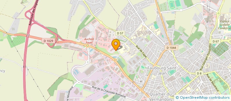 localisation de l'entreprise MAEOL à SAINT-QUENTIN