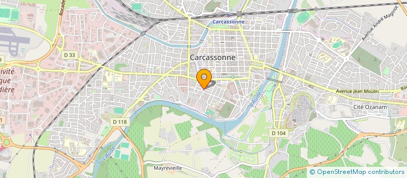 localisation de l'entreprise MAERCO à CARCASSONNE