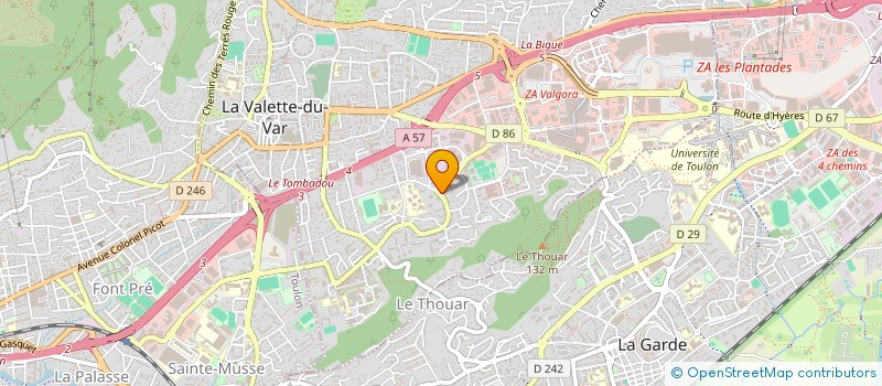 localisation de l'entreprise MAEREL à LA VALETTE-DU-VAR