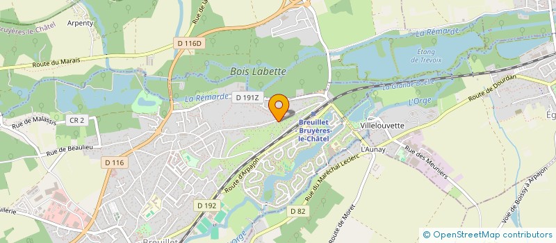 localisation de l'entreprise MAERIN  BREUILLET