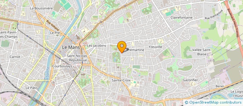 localisation de l'entreprise MAERO  LE MANS