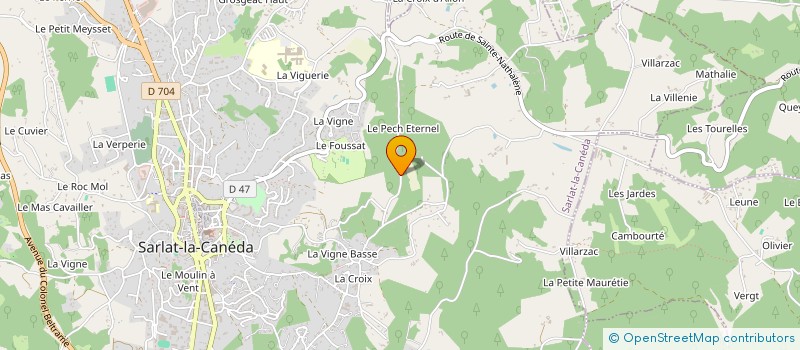 localisation de l'entreprise MAEROVAL  SARLAT-LA-CANEDA