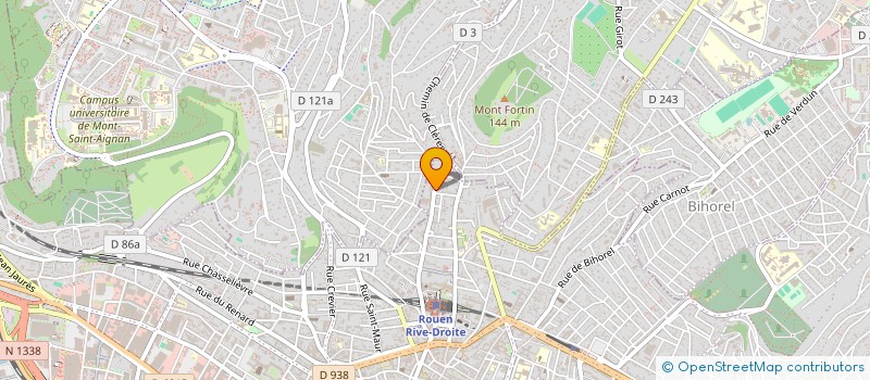 localisation de l'entreprise MAES à ROUEN