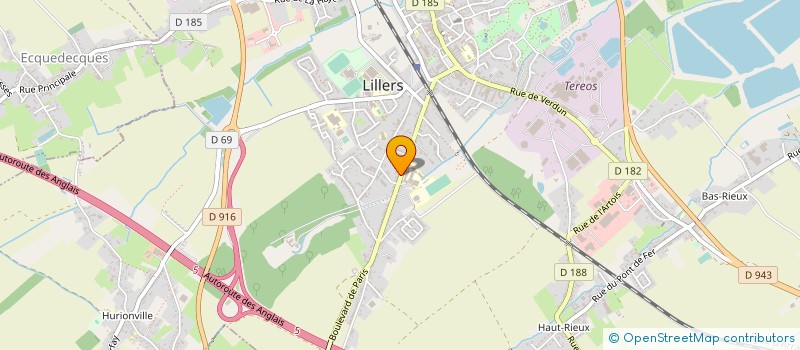 localisation de l'entreprise MAES JEAN ET MOGNETTI FRANCOIS à LILLERS