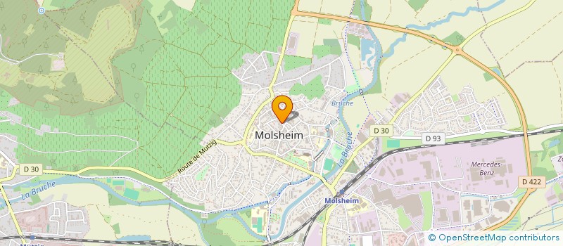 localisation de l'entreprise MAESA à MOLSHEIM
