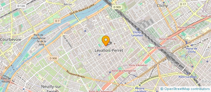 localisation de l'entreprise MAESA DIRECTORS à LEVALLOIS-PERRET