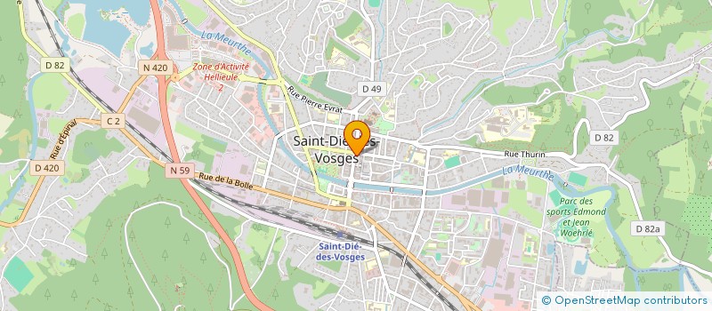 localisation de l'entreprise MAESCA  SAINT-DIE-DES-VOSGES