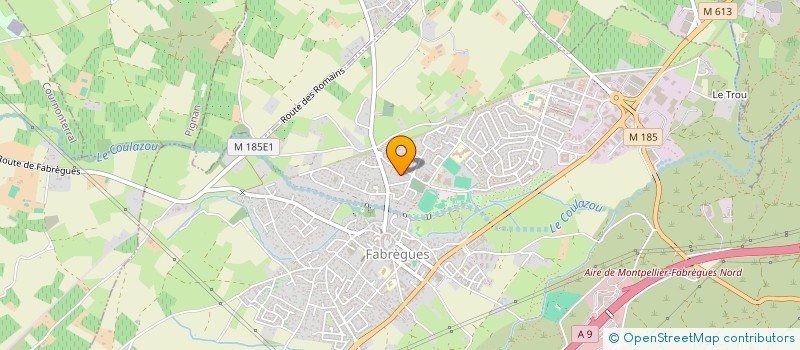 localisation de l'entreprise MAESSA  FABREGUES