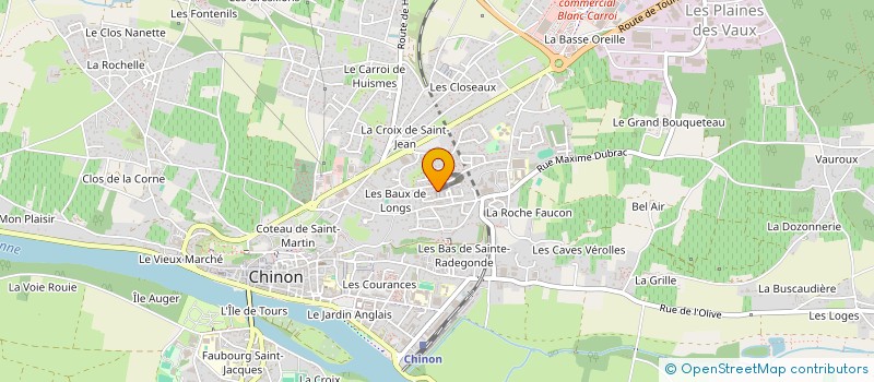 localisation de l'entreprise MAESSI  CHINON
