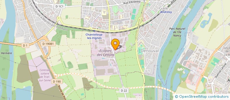 localisation de l'entreprise MAESTOVE  CHANTELOUP-LES-VIGNES